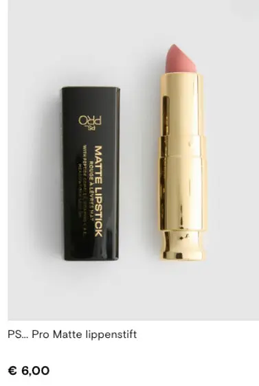 Promotie: PS... Pro Matte lippenstift