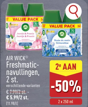 Promotie: Freshmatic-navullingen