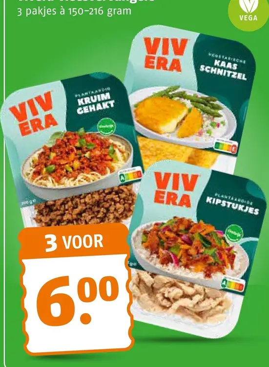 Aanbieding: Vivera vleesvervangers