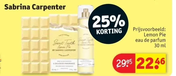 Promotie: Sabrina Carpenter Lemon Pie eau de parfum