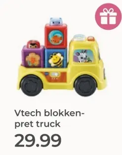 Aanbieding: blokken-pret truck