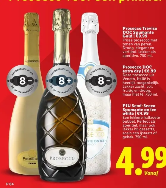 Aanbieding: PIU Semi-Secco Spumante on ice white
