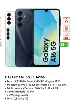 Offre: Galaxy a16 5g - sua166