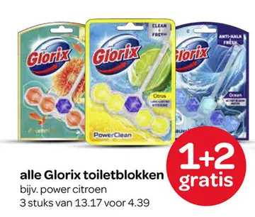 Aanbieding: Glorix toiletblokken