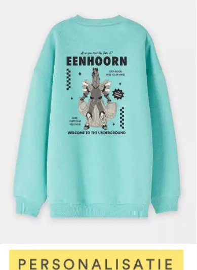 Promotie: EENHOORN sweatshirt