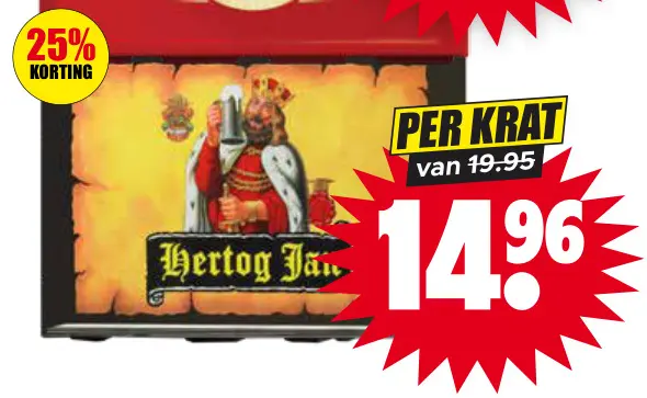 Aanbieding: Hertog Jan krat