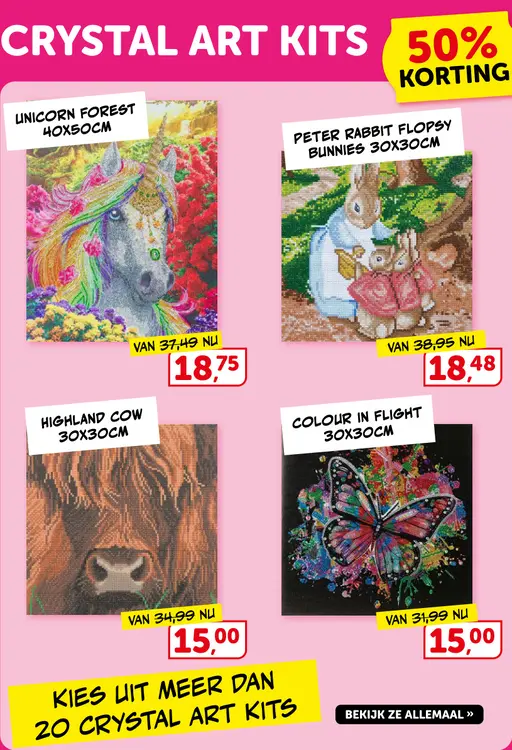 Promotie: Crystal Art Kits