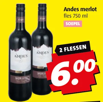 Aanbieding: Andes merlot