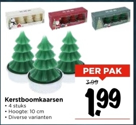 Aanbieding: Kerstboomkaarsen