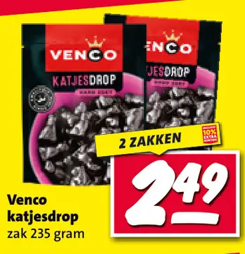 Aanbieding: Venco katjesdrop