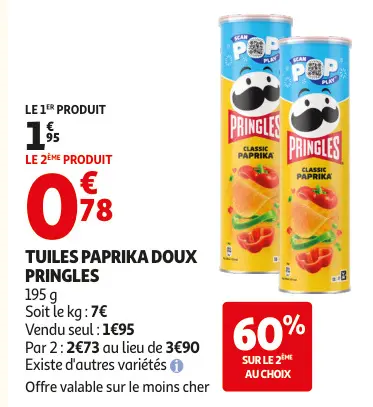 Aanbieding: Tuiles paprika doux