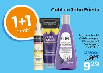 Aanbieding: Guhl en John Frieda