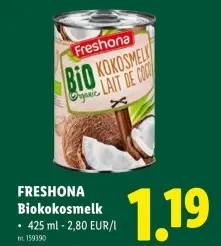 Promotie: Biokokosmelk