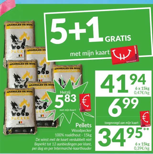 Promotie: Woodpecker Pellets