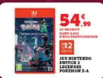 Offre: Jeu Nintendo switch 2 legendes Pokemon z-a