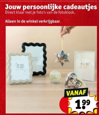 Aanbieding: Persoonlijke cadeautjes