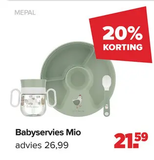 Aanbieding: Babyservies Mio