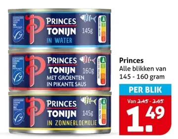 Aanbieding: Princes Tonijn