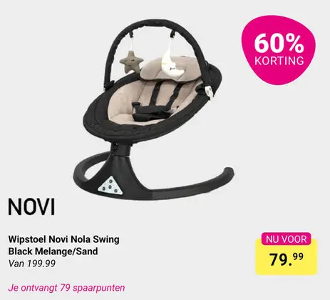 Aanbieding: Wipstoel Novi Nola Swing