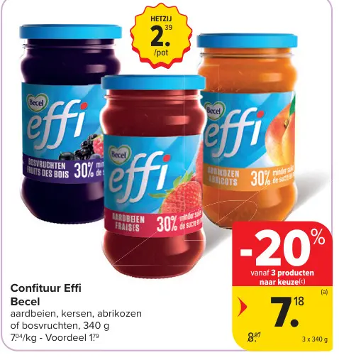 Promotie: Confituur Effi
