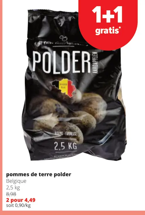 Offre: pommes de terre polder
