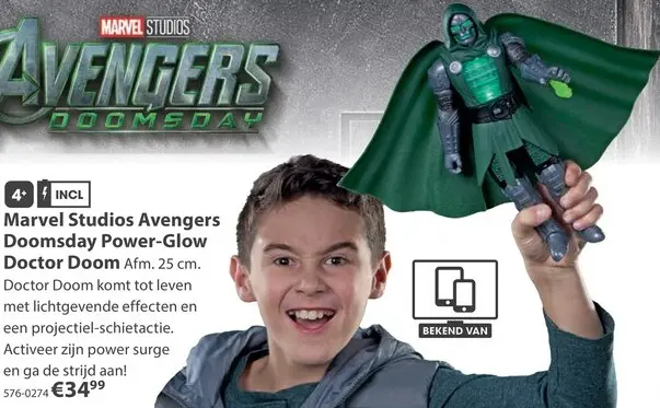 Aanbieding: Avengers Doomsday Power-Glow Doctor Doom