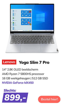 Aanbieding: Lenovo Yoga Slim 7 Pro