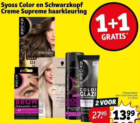 Aanbieding: Color en Creme Supreme haarkleuring