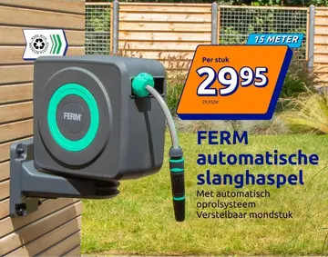 Aanbieding: automatische slanghaspel