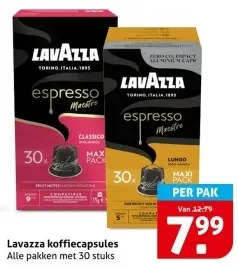 Aanbieding: Lavazza koffiecapsules