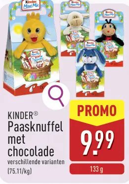 Promotie: Paasknuffel met chocolade