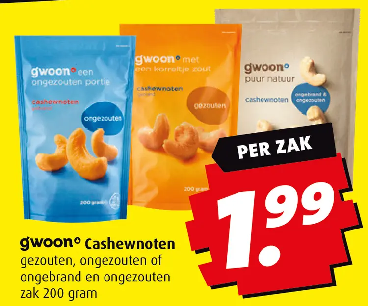 Aanbieding: Cashewnoten