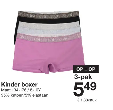 Aanbieding: Kinder boxer