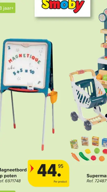 Aanbieding: Magneetbord op poten