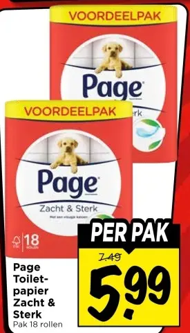 Toiletpapier Zacht & Sterk