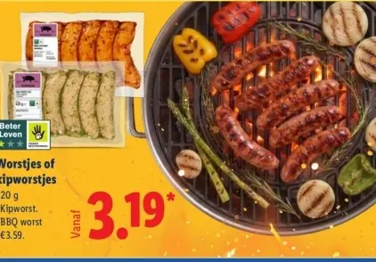 Aanbieding: Worstjes of kipworstjes