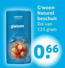 Aanbieding: G'woon Naturel beschuit