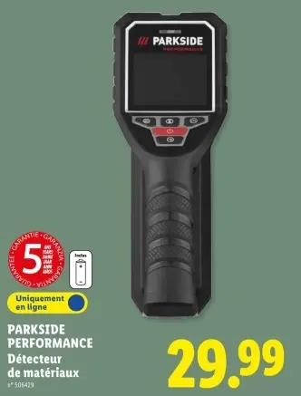 Offre: Détecteur de matériaux