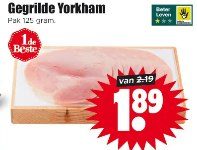 Aanbieding: Gegrilde Yorkham