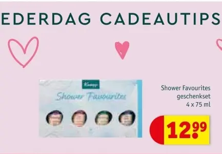 Promotie: Shower Favourites geschenkset