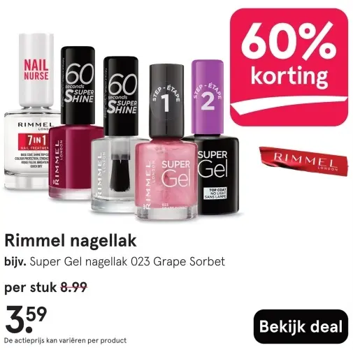 Aanbieding: Rimmel nagellak