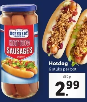 Aanbieding: Hotdog