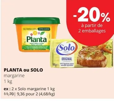 Offre: Margarine