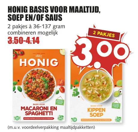 Aanbieding: Basis voor Maaltijd, Soep en/of Saus