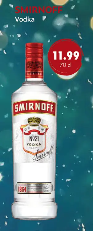 Aanbieding: Smirnoff Vodka