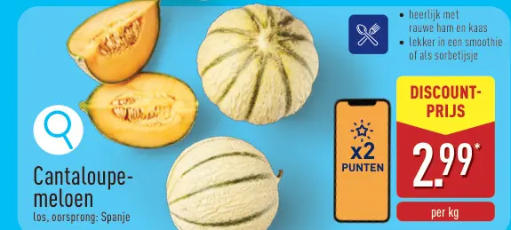 Promotie: Cantaloupe-meloen