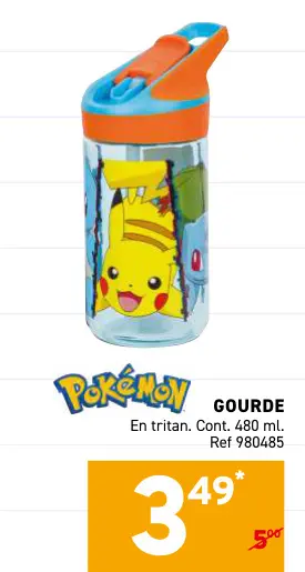 Offre: Gourde Pokémon