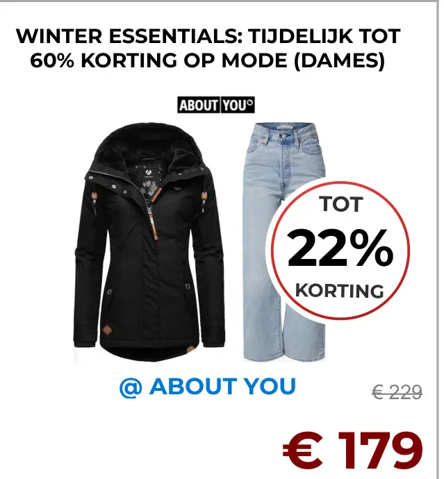 Aanbieding: Winter essentials: tijdelijk tot 60% korting