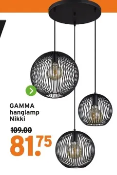 Aanbieding: GAMMA hanglamp Nikki