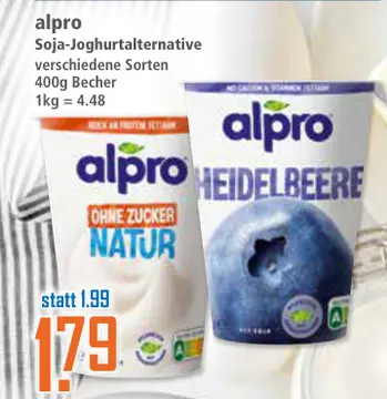 Aanbieding: Soja-Joghurtalternative